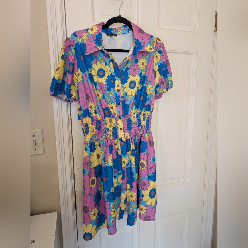 Smak Parlour 2x Tunic and Short Hippie Floral Set